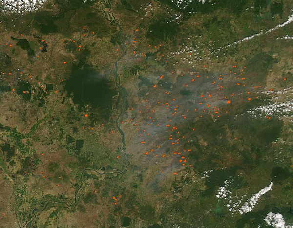 Fires in Cambodia