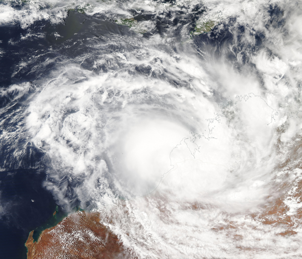 Tropical Cyclone Blake off Australia