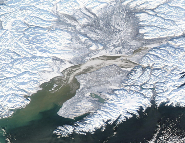 Ice in the Cook Inlet