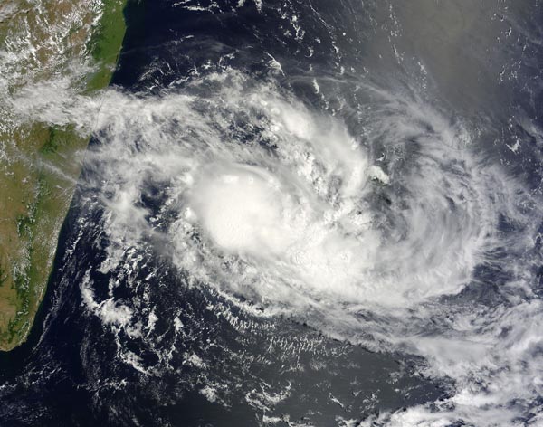 Tropical Cyclone Carlos (04S) off Madagascar