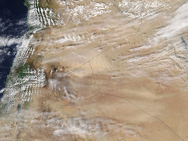 Dust storms in the Middle East