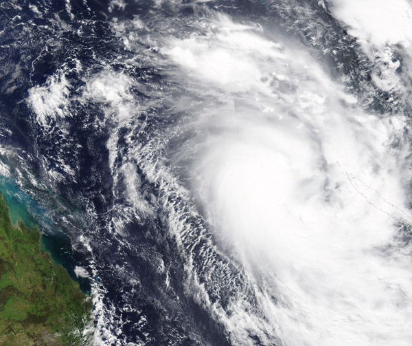 Tropical Cyclone Gretel in the Coral Sea