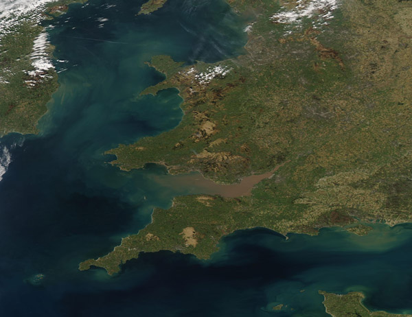 Sediment in Bristol Channel and the Irish Sea