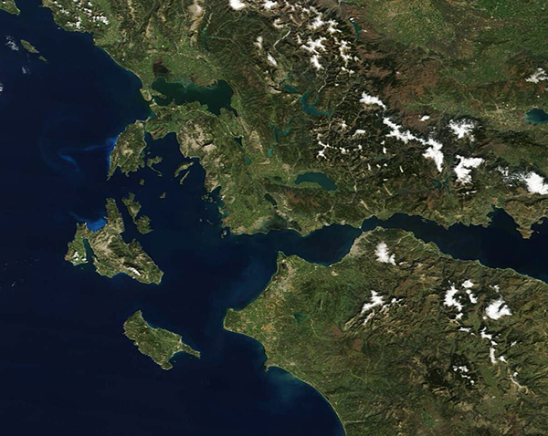Greece, Kefalonia, Ionian Sea, Gulf of Patras