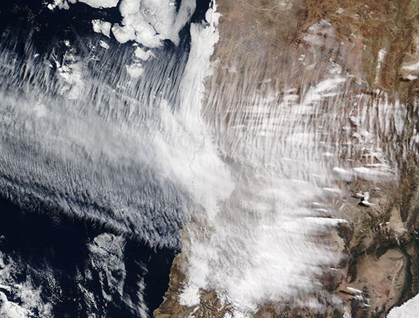 Cirrus Clouds off Chile