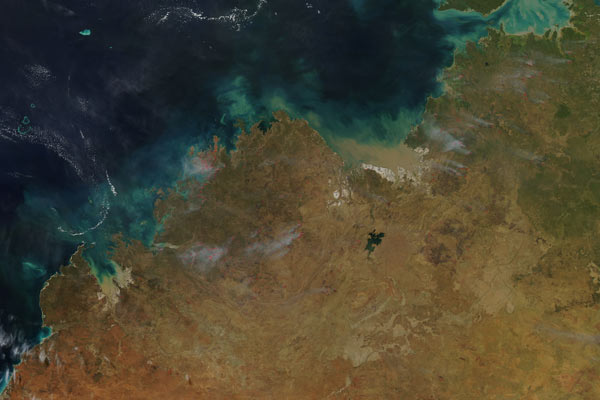 Fires in northern Australia