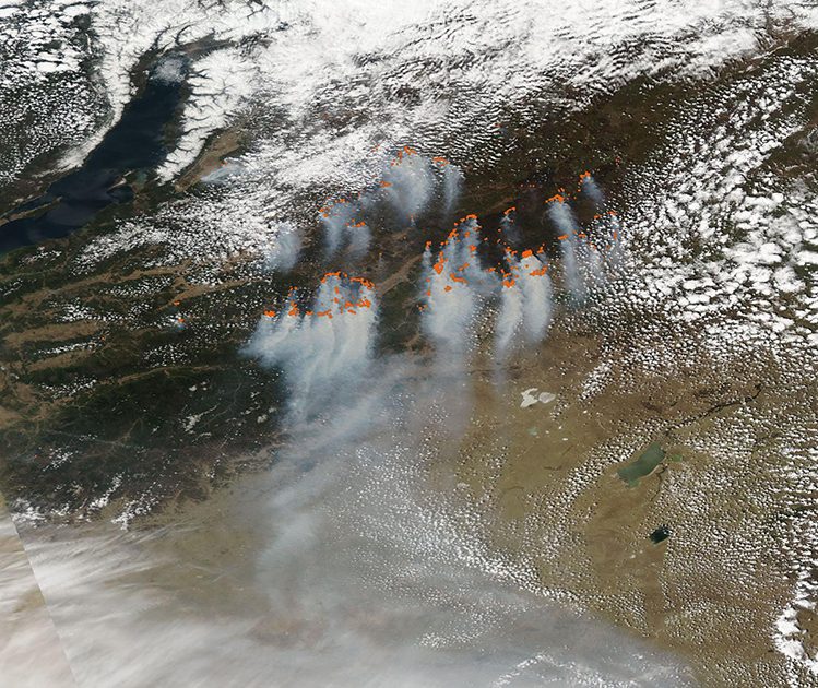 Fires in Russia