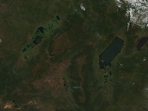 Lakes in Democratic Republic of the Congo