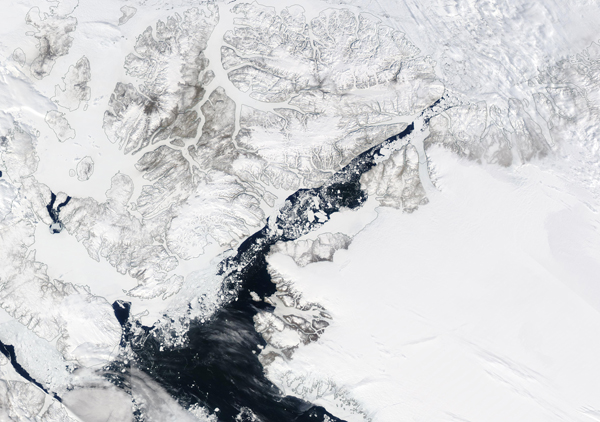 Ice in the Kane Basin, Greenland