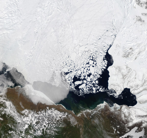 Ice in the Beaufort Sea