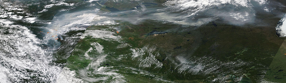 Wildfire Smoke over Canada