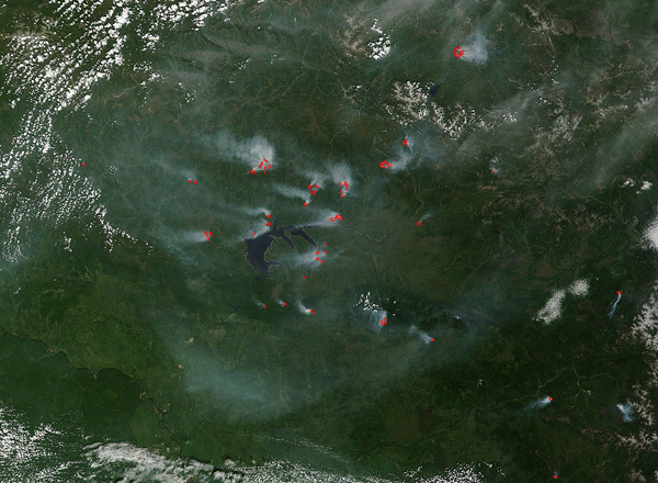 Fires in eastern Siberia