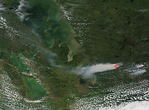 Fires in Manitoba, Canada