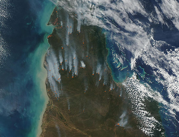 Fires in Queensland