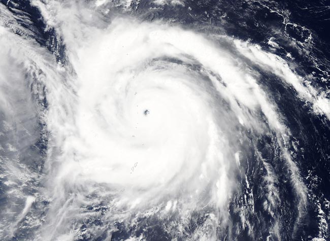 Super Typhoon Nangka (11W) over the Marianas Islands