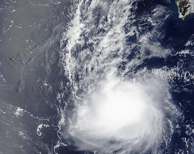Tropical Storm Iune (02C) south of Hawaii