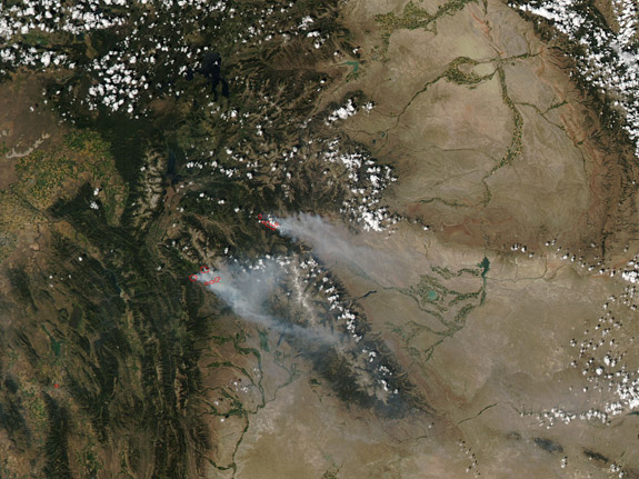 Cliff Creek and Lava Mountain Fires, Wyoming