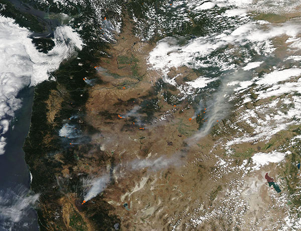 Fires in the Western United States