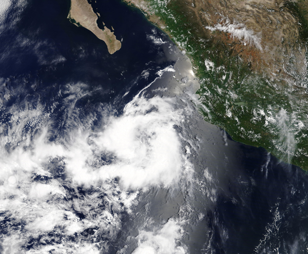 Tropical Storm Henriette off Mexico
