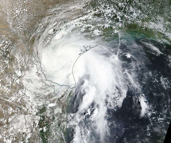 Tropical Disturbance Over Texas