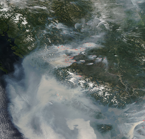 Wildfires in British Columbia