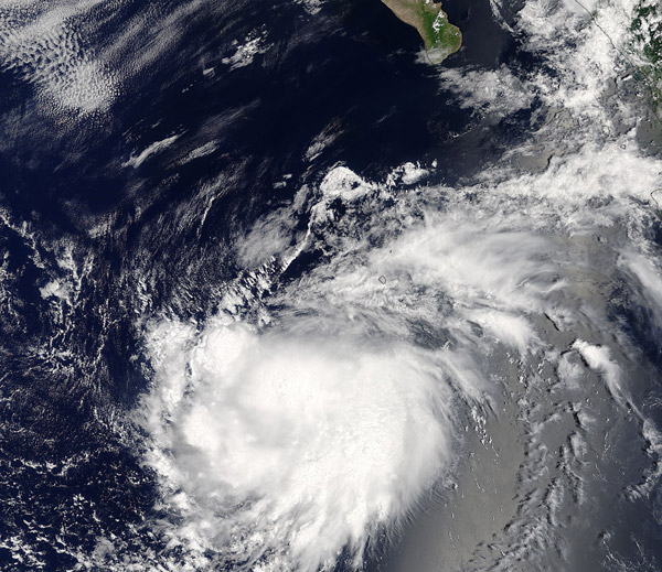 Tropical Storm Lester (13E) off Mexico