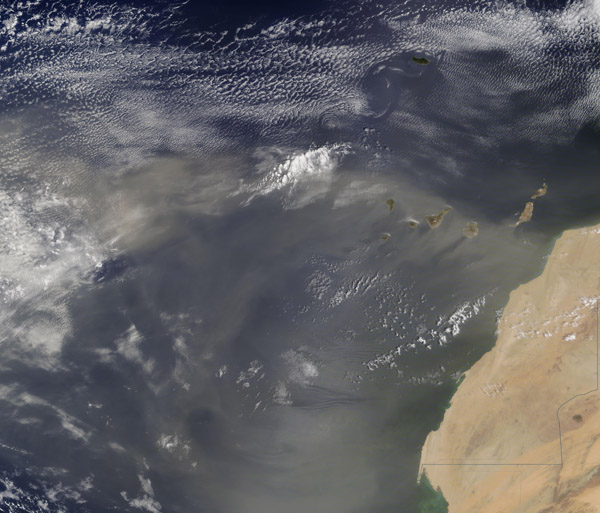 Saharan Dust over the Atlantic