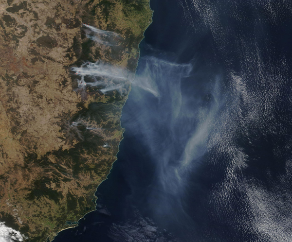 Fires in New South Wales, Australia
