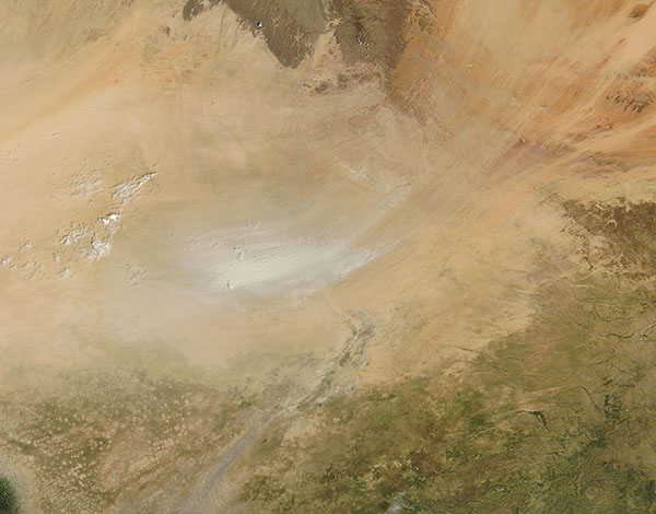 Dust Storm in Chad