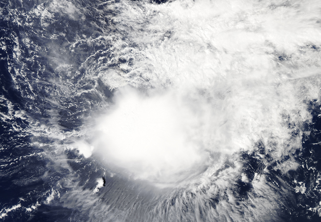 Tropical Storm Ida (10L) in the central Atlantic