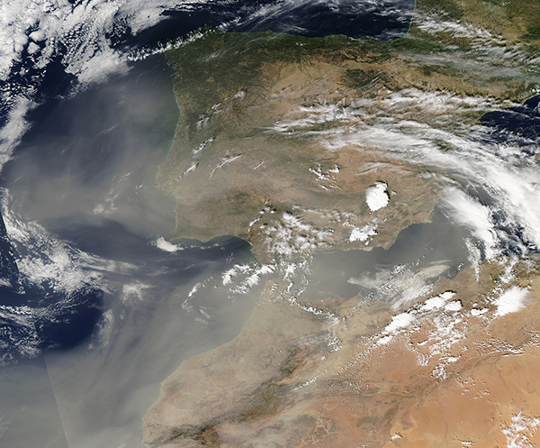 Dust over the Iberian Peninsula