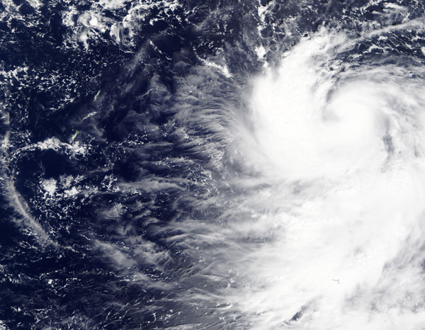 Super Typhoon Hagibis off Guam