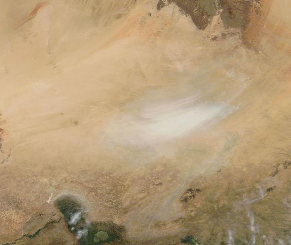 Dust Storm in Chad