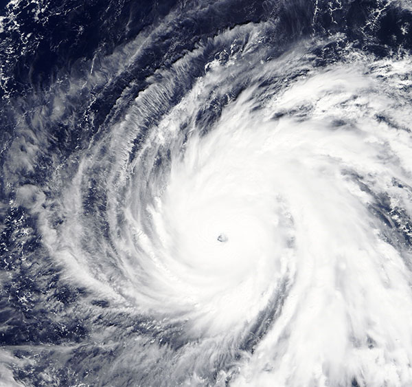 Super Typhoon Yutu off Guam