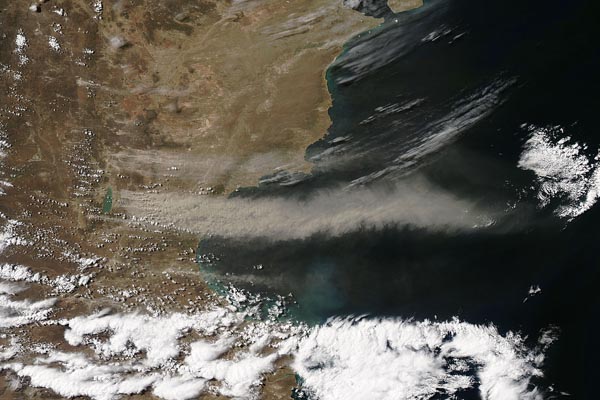 Dust Storm in Argentina
