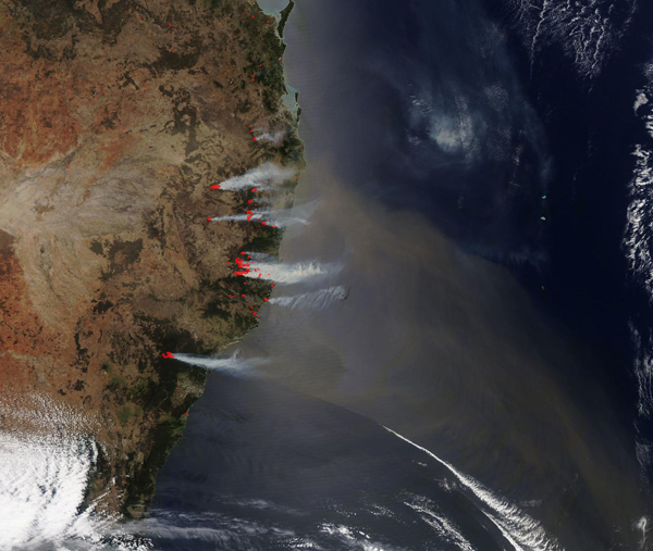 Fires in New South Wales