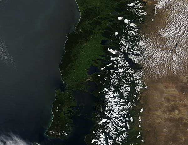 Andes Mts, Chiloé Island