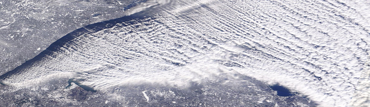 Cloud Streets over Lake Superior