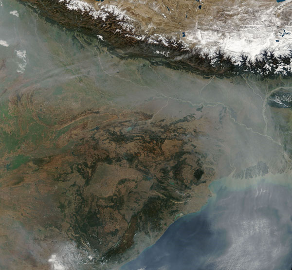 Smoke and Haze over India